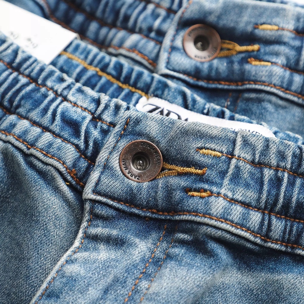 Quần Jean Gấu Bo Dáng Slim Fit - 2021QB09