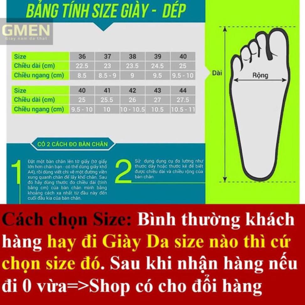 Giày rọ nam thoáng mát chất liệu da bò nguyên tấm đế cao su khâu chỉ bảo hành 1 năm TK0356