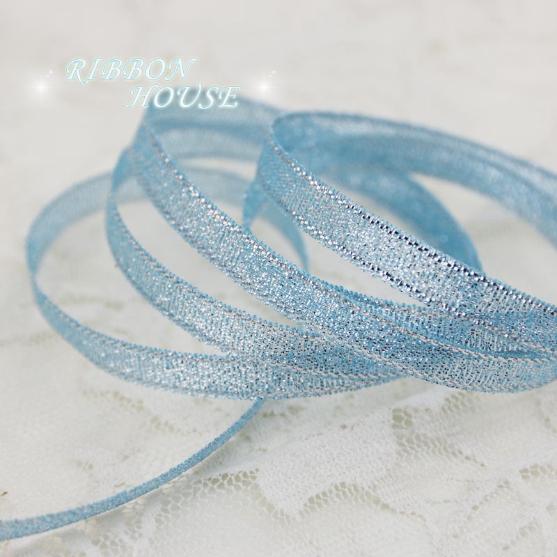 Cuộn ruy băng xanh dương 25yard trang trí đa dụng chất lượng cao