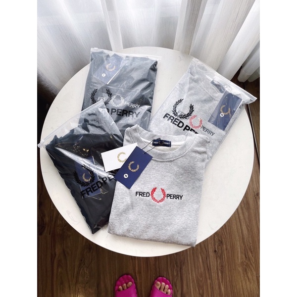 Áo nỉ thêu chữ FRED Đen-ghi | BigBuy360 - bigbuy360.vn