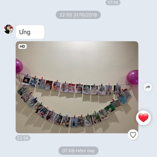 Combo 30 ảnh 9x12 +30 kẹp và dây treo trang trí