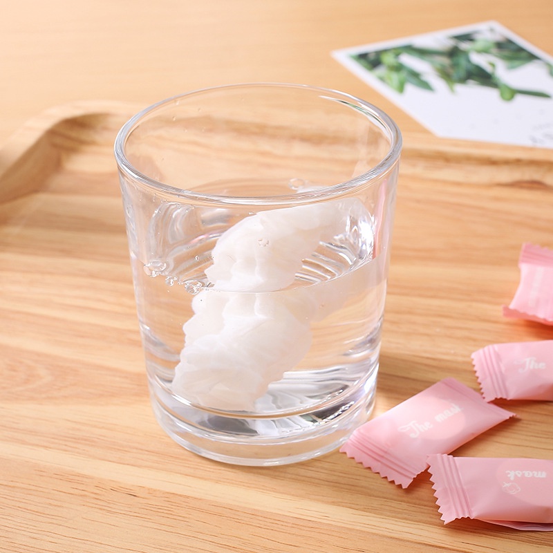 E24 KHĂN GIẤY - MẶT NẠ NÉN DU LỊCH HÌNH VIÊN KẸO