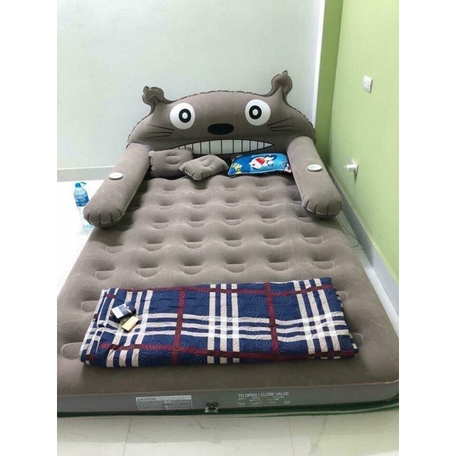 Giường hơi 1 tầng hình thú kèm bơm + gối + miếng dán | BigBuy360 - bigbuy360.vn