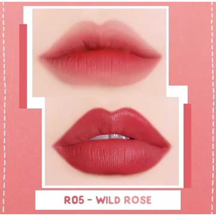 Son thỏi Black Rouge Rose Velvet Lipstick.