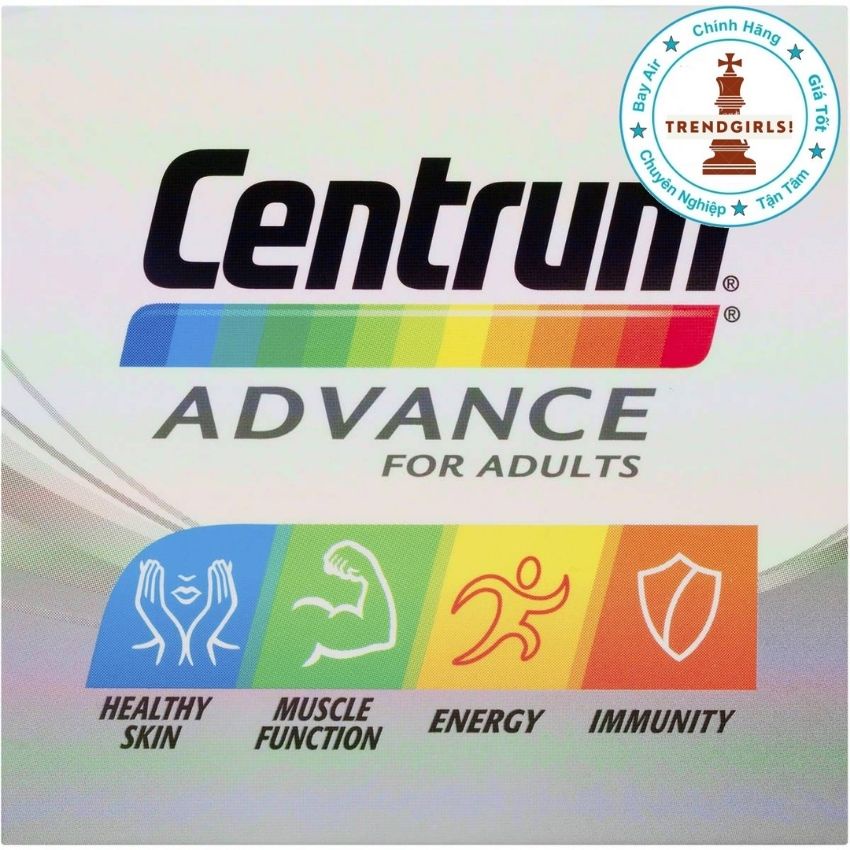 Vitamin tổng hợp cho người lớn Centrum Advance 50+ Multivitamin 120 viên Úc