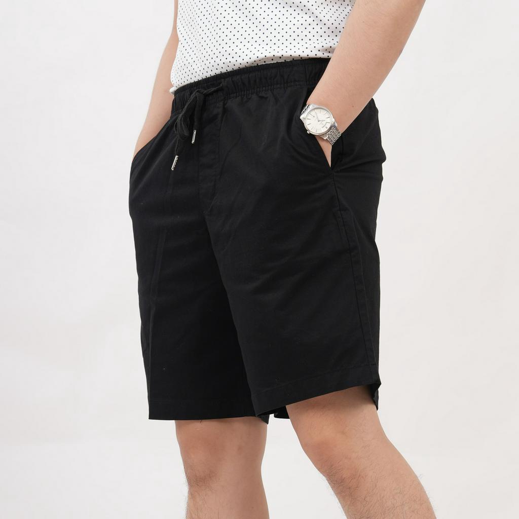 Quần short nam lưng thun chất kaki cao cấp