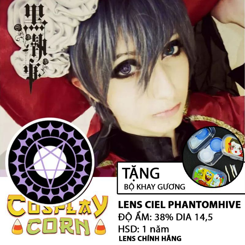 Lens Cosplay Ciel Phantomhive (A/M Hắc Quản Gia)