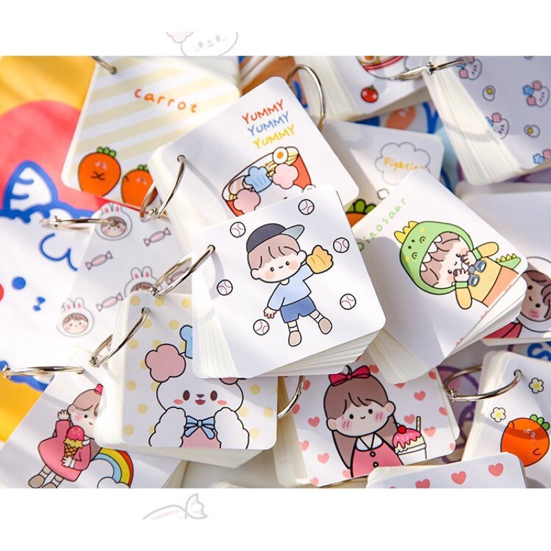 💥FLASHCARDS HÌNH THÚ CƯNG DỄ THƯƠNG HỌC TỪ VỰNG💥