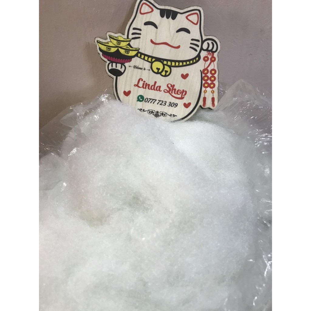 1Kg Gòn Tơi Dùng Nhồi Gối, Nhồi Thú Bông, Làm Tuyết Giả Trang Trí