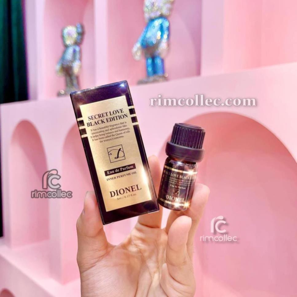 Combo 2 Lọ Nước Hoa Vùng Kín Dionel Hàn Quốc 5ml - Dionel Secret Love 5ml Korean - Đủ Màu Đen, Trắng, Xanh