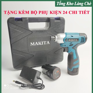 Chuyên Vít Makita 26V - 3 Chế Độ Khoan - Bộ Phụ Kiện 24 Chi Tiết Đi Kèm