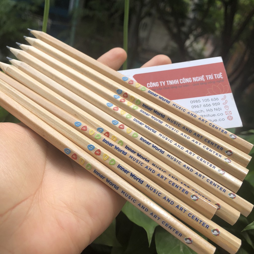 In Ấn Bút Chì Theo Yêu Cầu Tại Hà Nội - Đặt Bút Chì In Ấn Logo Nhiều Màu Theo Yêu Cầu.