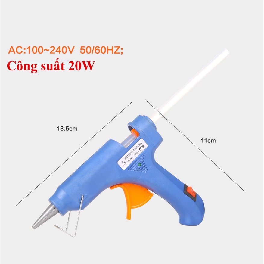 Máy Bắn Keo Nến Silicon 20W - Sửa Chữa Gia Đình, Làm Đồ Hand Made