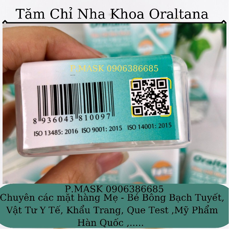 Tăm chỉ nha khoa Oraltana hộp 50 cây - Tăm cung chỉ nha khoa 50 cây/hộp Tanaphar