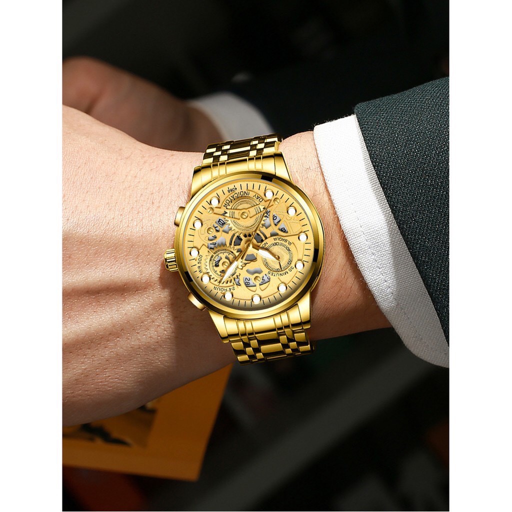 Đồng Hồ Nam INDICATOR F6 Mặt Tròn Kim Dạ Quang Cực Đẹp | BigBuy360 - bigbuy360.vn