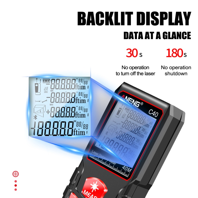 Máy Đo Khoảng Cách Đa Năng 40m / 60m / 80m / 100m