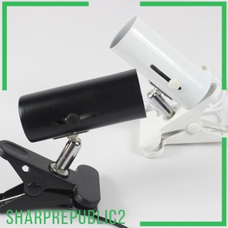 NW-02 Aquarium Reptile Light Base Holder with Clamp Ceramic Heat Lamp Stand