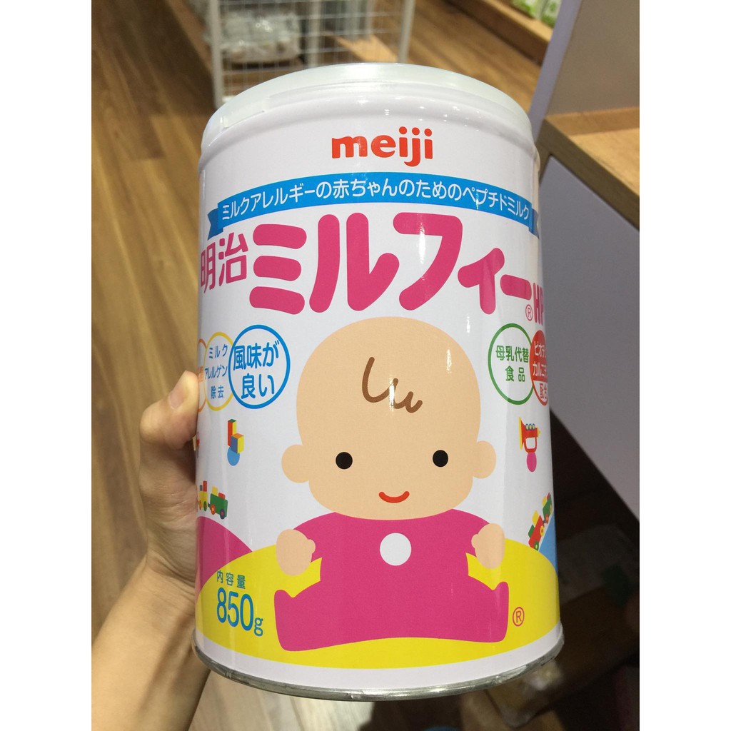 Sữa Meiji HP lon 850g cho bé bị dị ứng