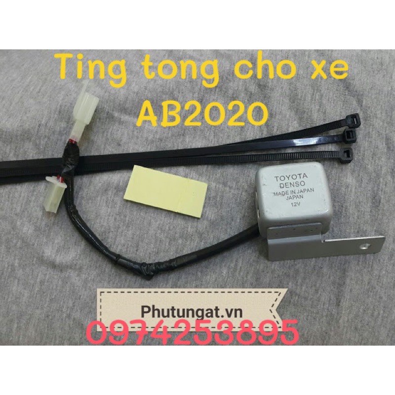 Lắp đặt TingTong xe AB 2020 FREESHIP  bấm sẵn giắc như video