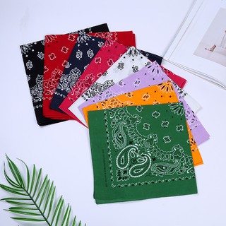 Khăn Turban Vuông Bandana Họa Tiết Cho Nam Và Nữ