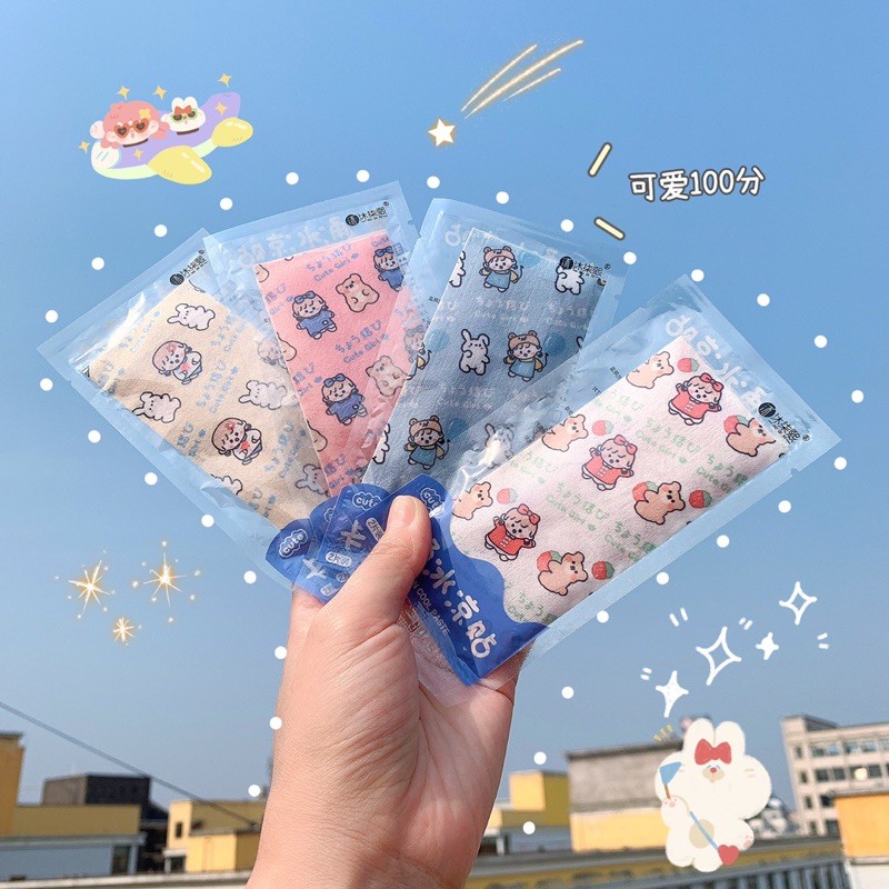 Set 2 Miếng dán làm mát giảm nhiệt 6 hương vị hoa quả
