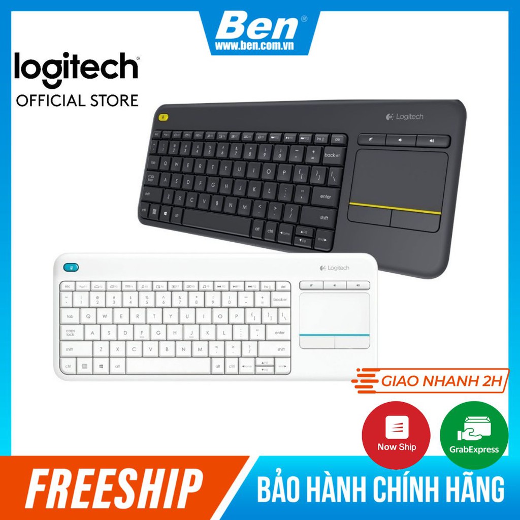 Bàn phím cảm ứng không dây Logitech K400 Plus - Điều khiển từ máy tính tới TiVi