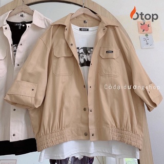 Áo Khoác Bomber Chất Kaki Otop