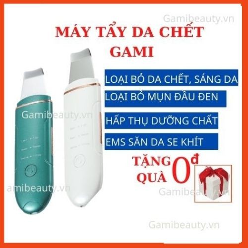 [BH 6 THÁNG] Máy Cà Da Mặt Ion Gami Beauty Máy Chăm Sóc Da Mặt Bằng Điện EMS Làm Sạch Dầu Nhờn và Lỗ Chân Lông 4 Trong 1 | BigBuy360 - bigbuy360.vn