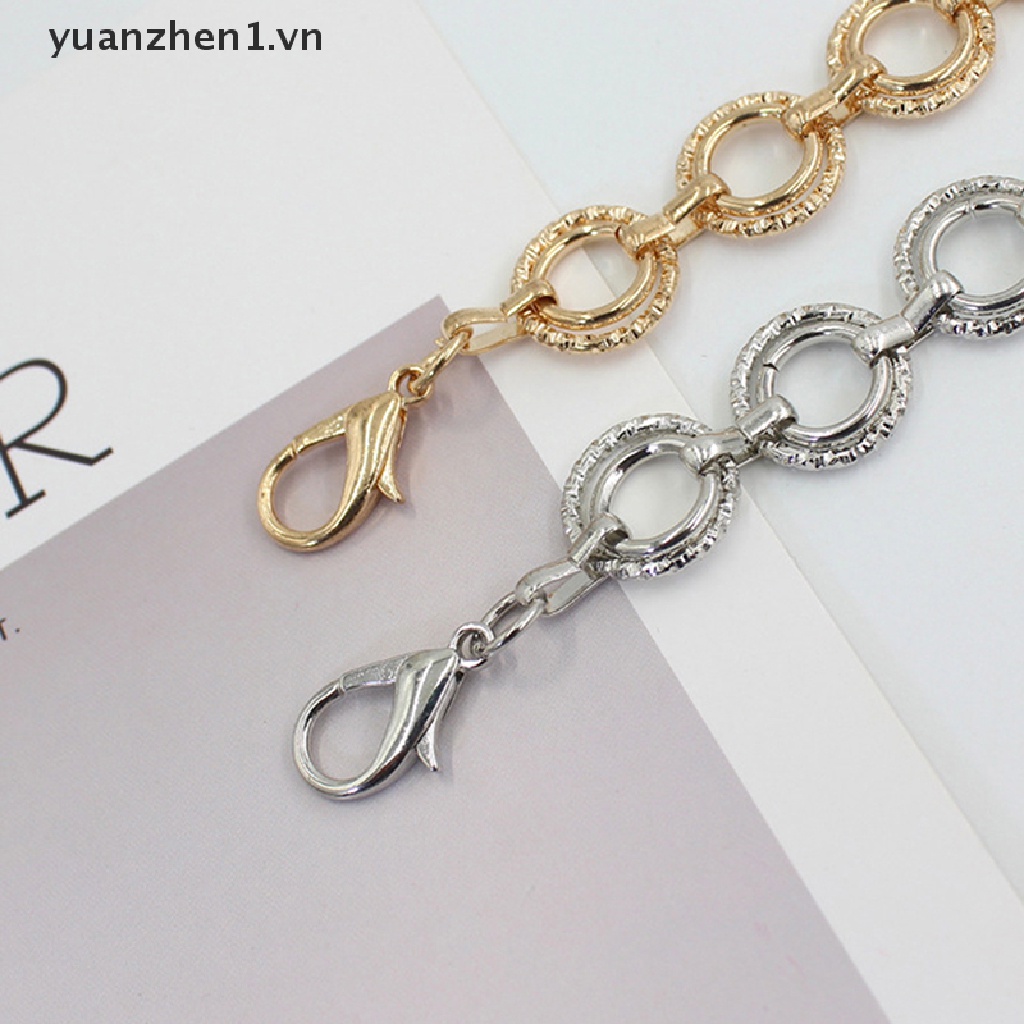 Thắt Lưng Dây Xích Kim Loại Mảnh Có Thể Điều Chỉnh Thời Trang Cho Nữ