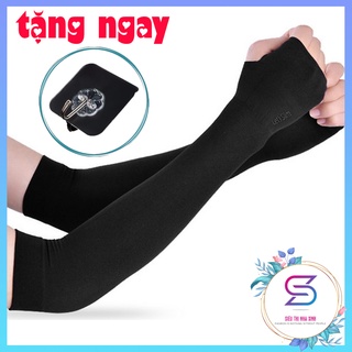 Bộ 2 Ống Tay Chống Nắng, Găng Tay Chống Nắng Hàn Quốc Let's slim