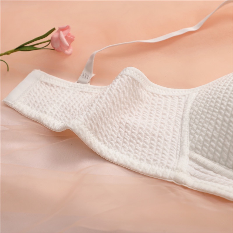 Áo lót vải cotton Không Gọng Kẻ Sọc Thời Trang Size 32-38AB