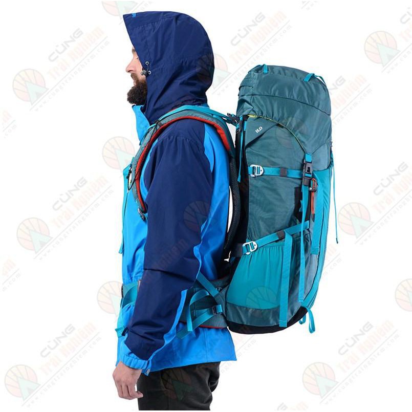 Balo Leo núi Trợ Lực Chuyên Dụng Dã Ngoại Dung tích 55L + 5L Thoáng Khí NatureHike NH16Y020-Q