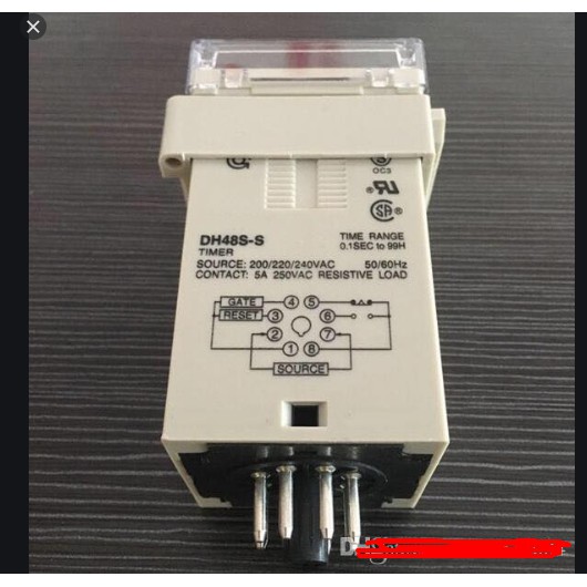 Rơ le thời gian thực bộ hẹn giờ công tắc thời gian Relay thời gian thực DH48S-S
