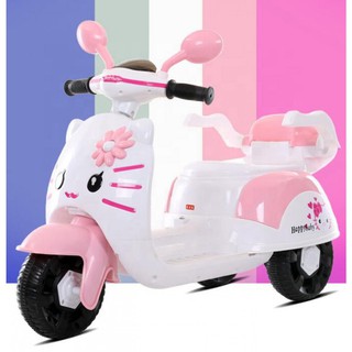Xe máy điện trẻ em Hello Kitty A1100