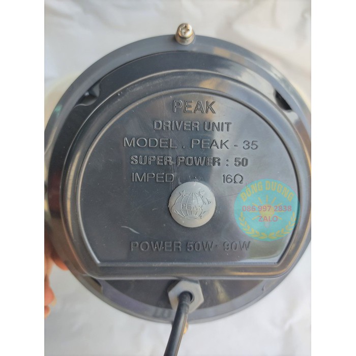 LOA NÉN CÔNG SUẤT LỚN - LOA PHÓNG THANH 75W - SPEAK 35 PHỄU LỚN 47x30cm