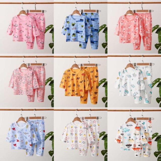 Bộ dài tay cotton sợi tre Quảng Châu sz 80-130( Bảng 2)