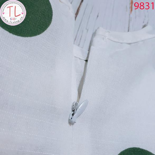 Thời trang trẻ em - Đầm xòe chấm bi xinh xấn cho be gái - Đầm bé gái - Váy bé gái
