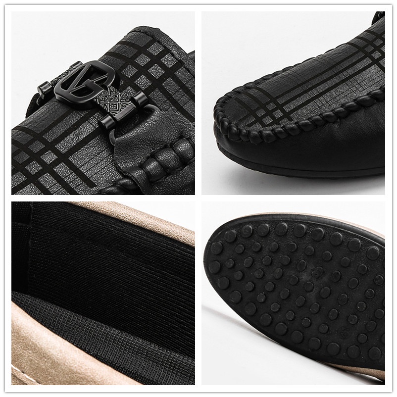 Big Size 39-44 Giày lười da XIELUAIZTA 00115 phong cách cổ điển thời trang dành cho nam