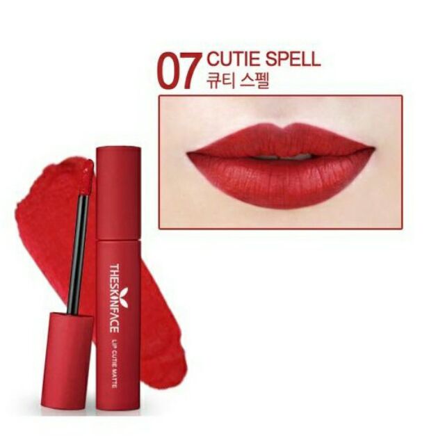 Son Kem Lì The Skin Face Lip Cuttie Matte #07