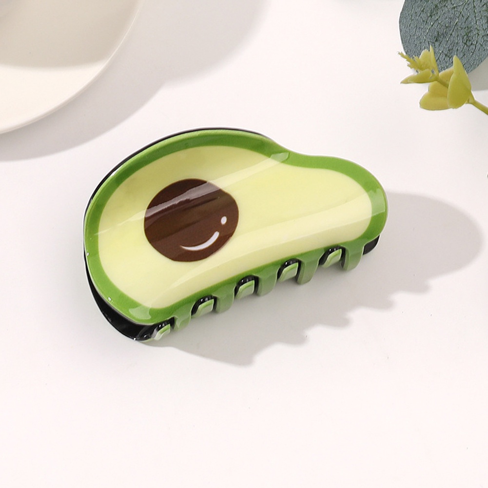 Kẹp Gắp Dưa Hấu/Cà Rốt/Trái Cây Hình Học Bằng Nhựa Thời Trang Sáng Tạo Dễ Phối Đồ