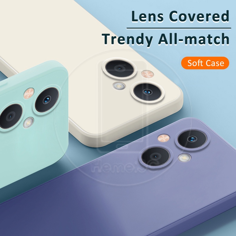 Ốp Điện Thoại TPU Mềm Hình Vuông Cho Oppo Reno 7 7Z Pro Reno7Z 5G