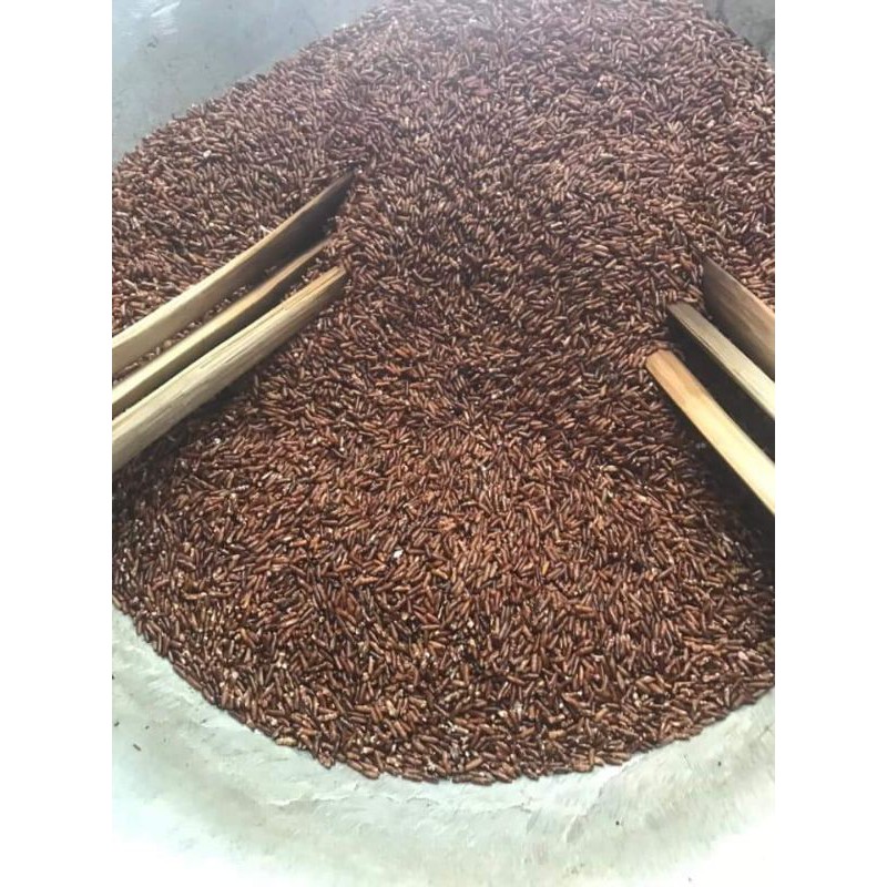 Gạo lứt rang thủ công - trà gạo lức