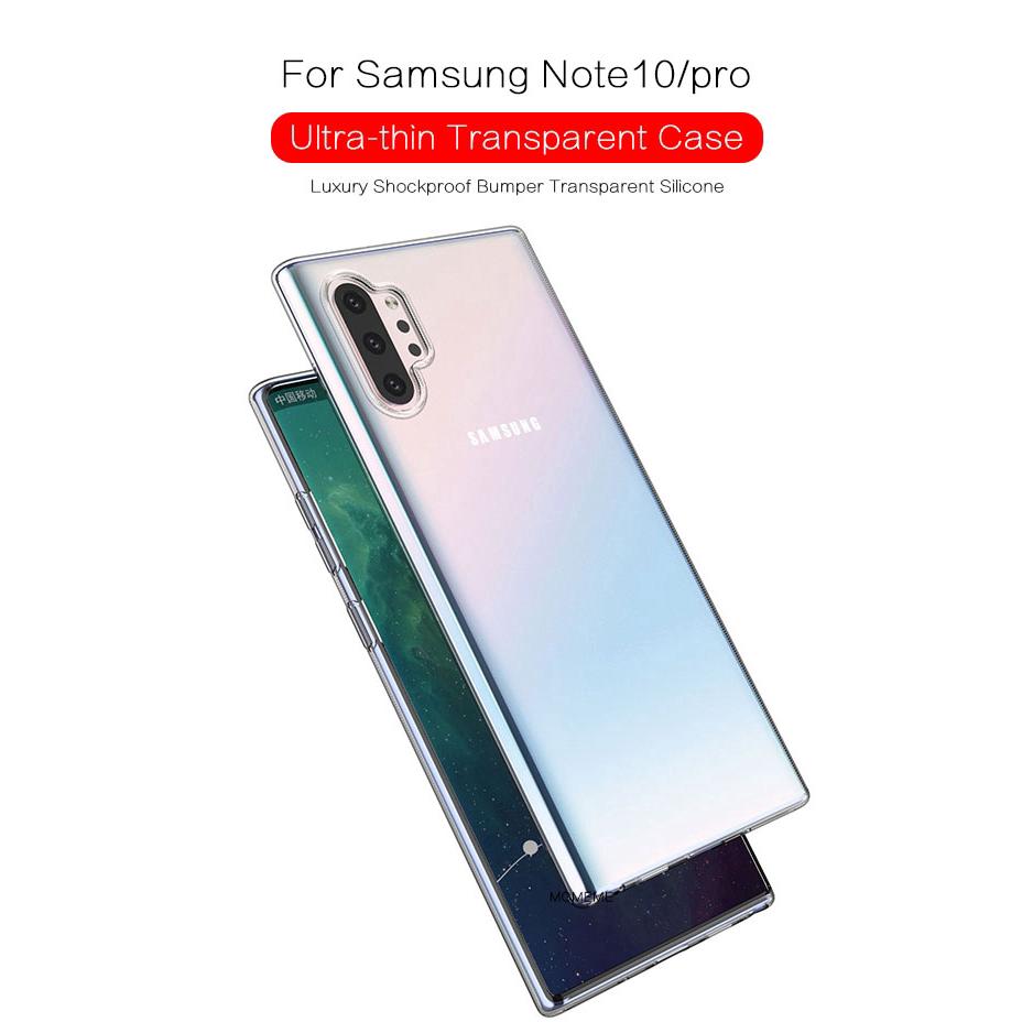 Ốp trong suốt bảo vệ cho Samsung Galaxy Note3/Note4/Note5/Note8/Note9/Note10/Note10pro/Note10lite/Note20/Note20ultra