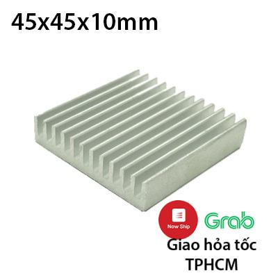 Nhôm tản nhiệt kích thước 45x45x10mm