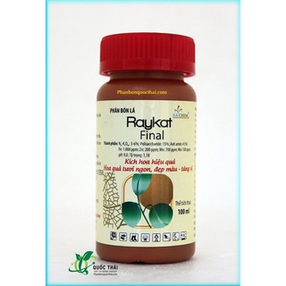 Phân Bón Lá Raykat Final-Kích và dưỡng hoa- Nhập khẩu từ Tây Ban Nha,Chai 100ml