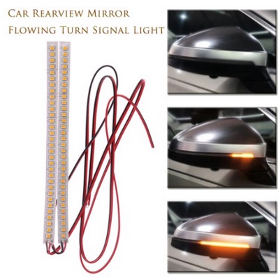 Cặp đèn LED 12V thiết kế chống nước dán xi nhan gương kính chiếu hậu xe hơi ô tô  cho Toyota Vios Innova Hyundai Accent