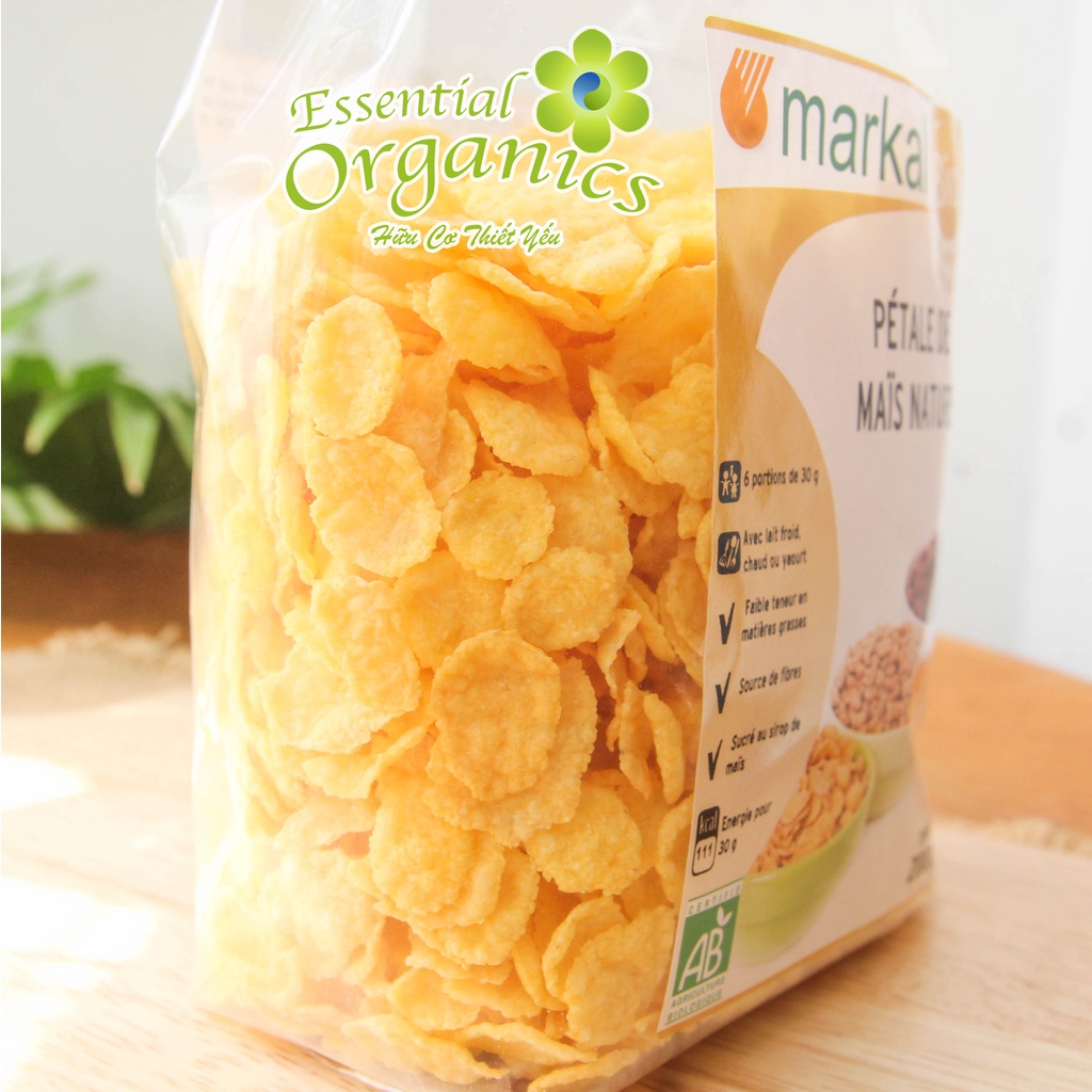 [Ngũ cốc ăn sáng cho Mẹ và Bé] Ngũ cốc hữu cơ bắp (ngô) cán dẹp Markal 200g