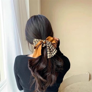 Dây buộc tóc Scrunchies lụa ziczac siêu mềm