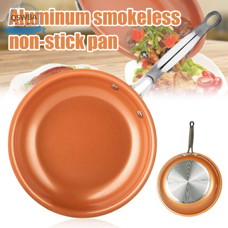 Qswba Aluminum Non Stick Frying Pan Hard-Anodized Cookware Omelette Fry Pan for Kitchen