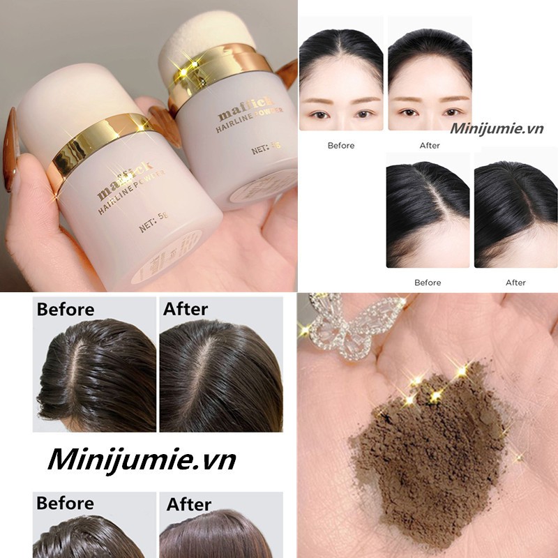 Phấn phủ che hói, che chân tóc MAFFICK